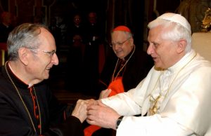 Kardinal Meisner mit Papst Benedikt XVI
