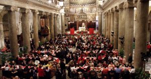 Sant'Egidio, Essen und Trinken in der Kirche