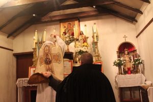 Aidan Nichols beim Besuch der alrituellen Transalpinen Redemptoristen auf Stronsay