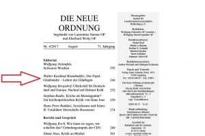 "Die Neue Ordnung", August 2017