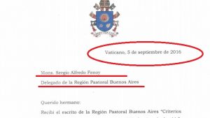 Buenos-Aires-Brief von Papst Franziskus