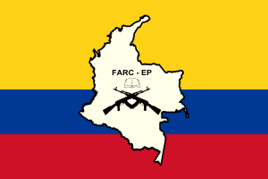 Bisherige Flagge der FARC