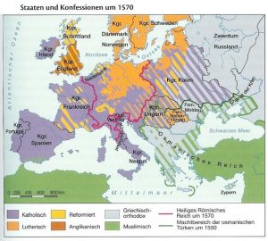 Spaltung der lateinischen Christenheit, der Deutschen und des Reiches