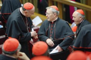 Kardinal Kasper auf der Synode
