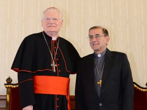 Links Kardinal Angelo Scola mit seinem Nachfolger Delpini