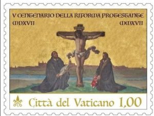 Und noch ein Luther im Vatikan... Die neue Briefmarke des Vatikans zum Reformationsgedenken.