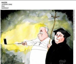Papst-Selfie mit Luther in Wittenberg?
