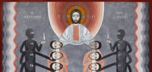 Ikonograhie: Die koptischen Märtyrer von Syrte (serbischer Künstler)