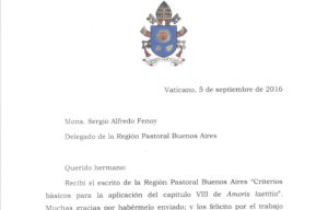 Das Schreiben des Papstes an die Bischöfe von Buenos Aires