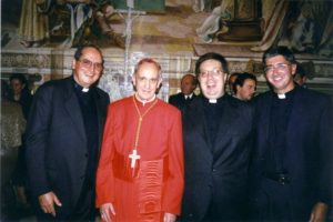 Franziskus bei seiner Kardinalserhebung (Marcó ganz rechts)