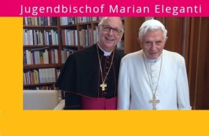 Weihbischof Marian Eleganti mit Benedikt XVI.