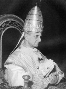 Paul VI., letzter Papst mit der Tiara