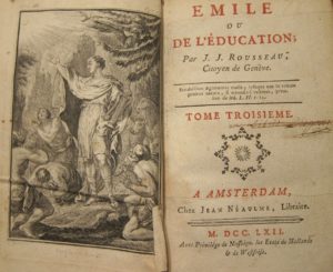Emile von Rousseau, 1762