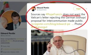 Pentin: Franziskus verhinderte Veröffentlichun des negativen Bescheids der Glaubenskongregration