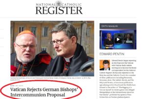 Interkommunion - die Gegenspieler in der DBK: Kardinal Marx (links) und Kardinal Woelki