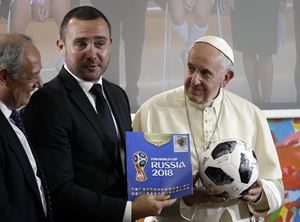 Papst Franziskus und die die WM 2018