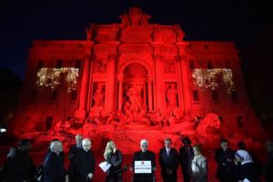 Spektakuläre Aktionen: Das Blut der Märtyrer (Fontana di Trevi in Rom)