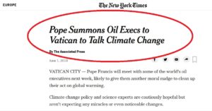 Erdöl- und Geldgipfel im Vatikan
