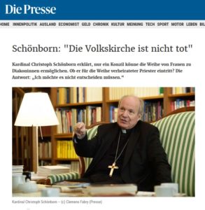 Schönborn-Interview vom 31. März 2018