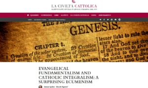 Evangelikale, Fundamentalismus. katholischer Integralismus - das Gruselkabinett der schlimmsten Vorwürfe