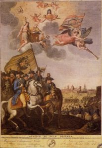 Die Truppen von „Viva Maria“ 1799 beim Einzug in Florenz