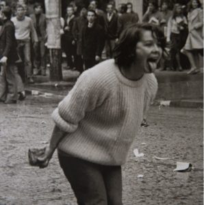 Zunge und Pflasterstein Protest Paris 1968