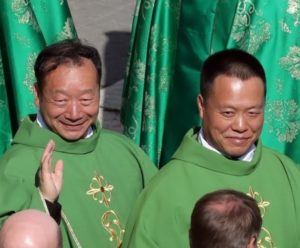Die beiden Bischöfe aus der Volksrepublik China