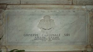 Kardinal Giuseppe Siri: Manche Anschuldigungen werden hartnäckig vorgetragen, aber deshalb nicht zutreffender.