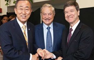 Ban Ki Moon, George Soros und Geoffrey Sachs. Steht der Vatikan unter Papst Franziskus plötzlich auf ihrer Seite?