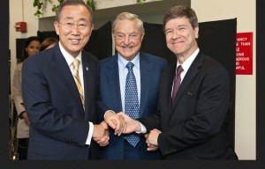 Ban Ki-moon, George Soros, Jeffrey Sachs