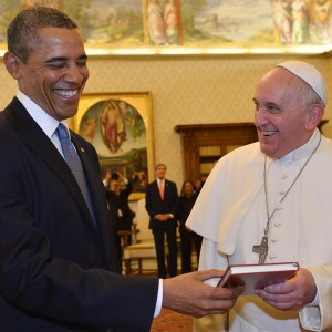 Barack Obama bei Papst Franziskus im Vatikan