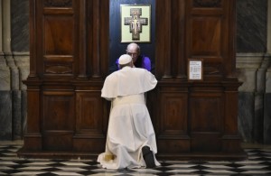Beichte des Papstes im Lateran