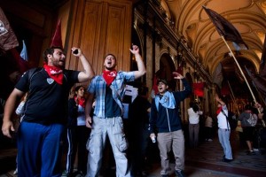 Besetzung der Kathedrale von Buenos AIres durch Linksextremisten