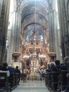 Buddhisten und Schintoisten in Santiago Compostela