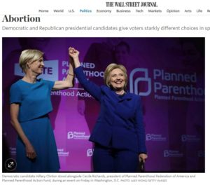 Cecile Richards (Planned Parenthood) mit Hillary Clinton