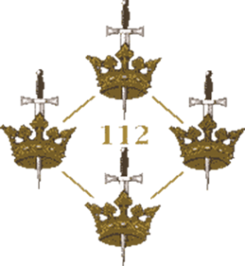 Symbol der Loge Quatuor Coronati Nr. 112 im Orient von Rom