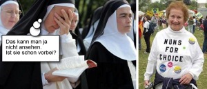 Der tödliche Unterschied zwischen CMSWR-Ordensfrauen (links) und LCWR-Ordensfrauen (rechts)