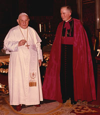 Erzbischof Lefebvre mit Papst Johannes XXIII