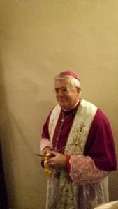 Erzbischof Pozzo bei Einweihhung