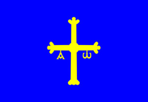 Fahne Asturiens