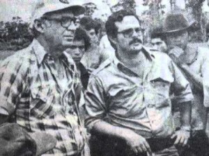 Fernando Cardenal mit Daniel Ortega (FSLN)