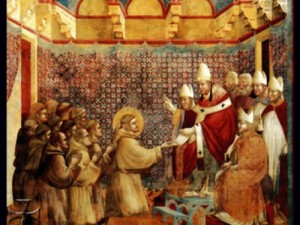 Franz von Assisi: 1209 bestätigte Papst Innozenz III. die Ordensregeln.