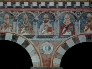 Fresken Papstdarstellungen