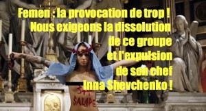 Geduld mit Femen ist in Frankreich am Ende