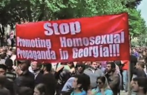 Gegen Homo-Propaganda in Georgien