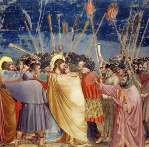 Der Kuß des Judas (Giotto, Padua, 1304/1306)
