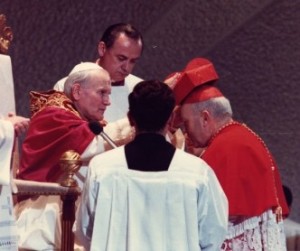 Godfried Danneels bei der Kardinalserhebung