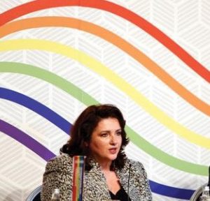 Helen Dalli, gerngesehener Gast bei Homo-Veranstaltungen