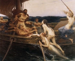 Odysseus und die Sirenen von Herbert James Draper, 1909