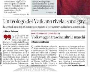 Interview im Corriere della Sera (3.10.2015)